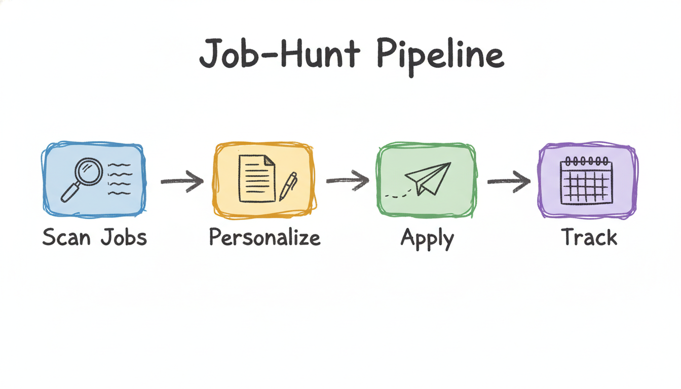 Job-hunt pipeline visual