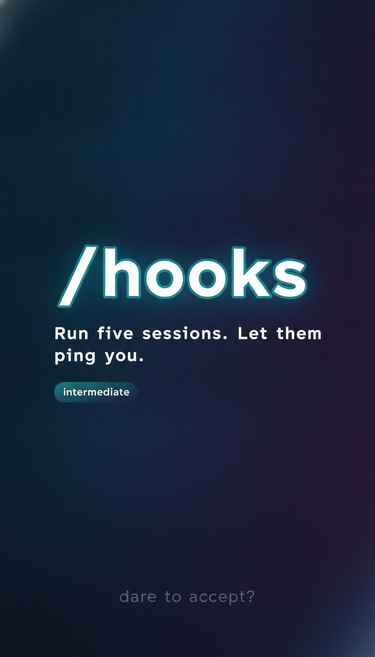 Title card for the /hooks short